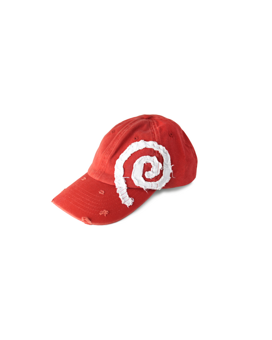 Dizzy Distressed Red Cap