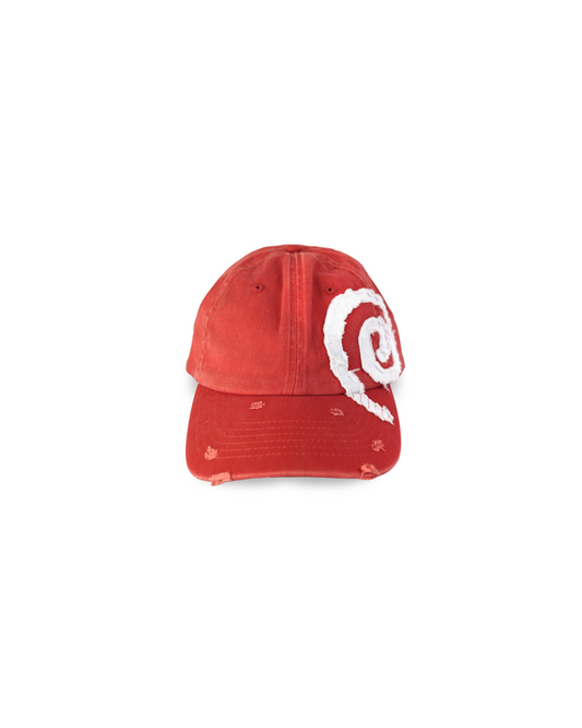 Dizzy Distressed Red Cap
