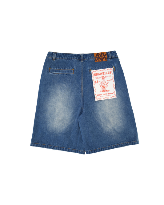 Dizzy Washed Denim Jorts