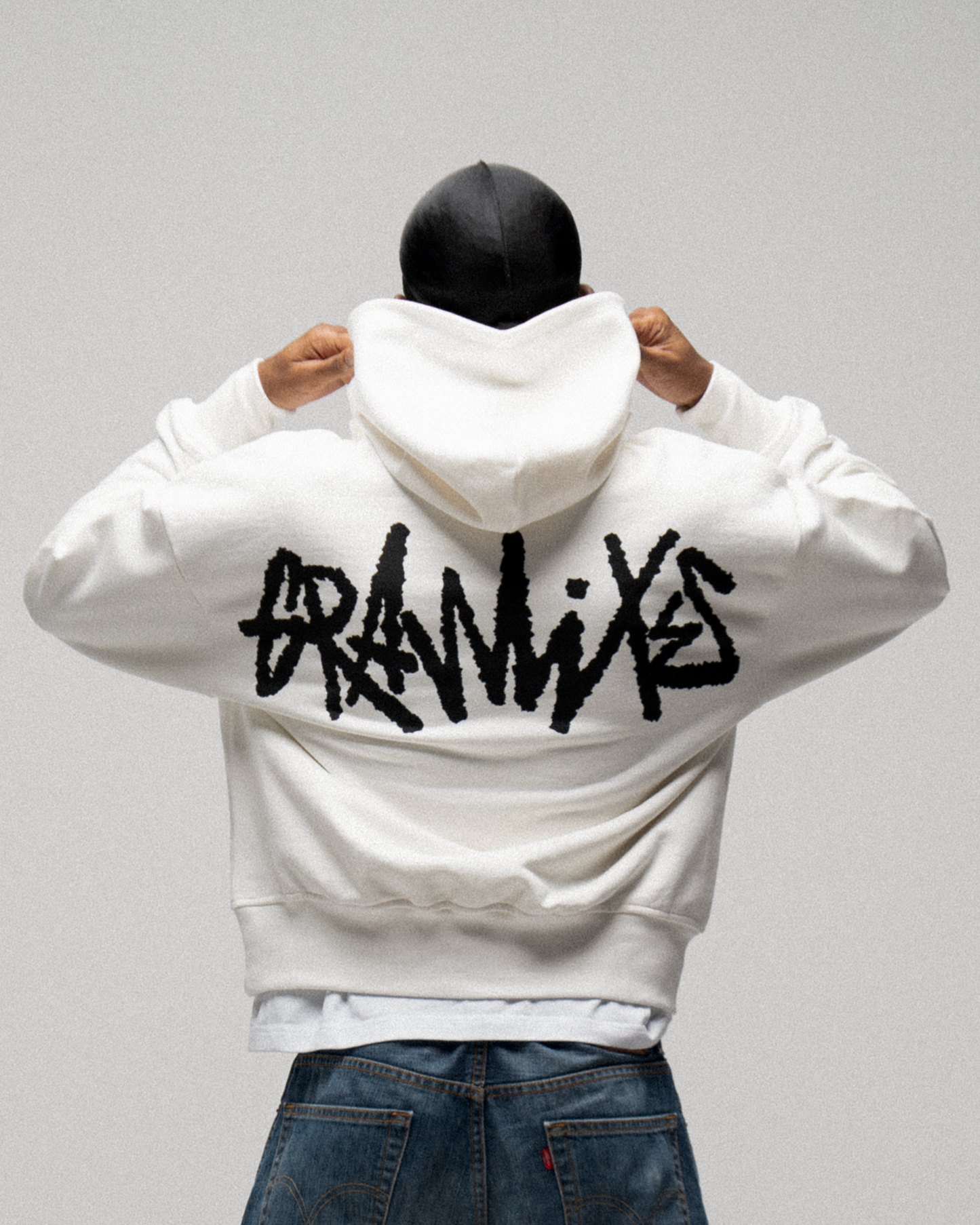 GRWLX LOGO HOODIE OFF-WHITE
