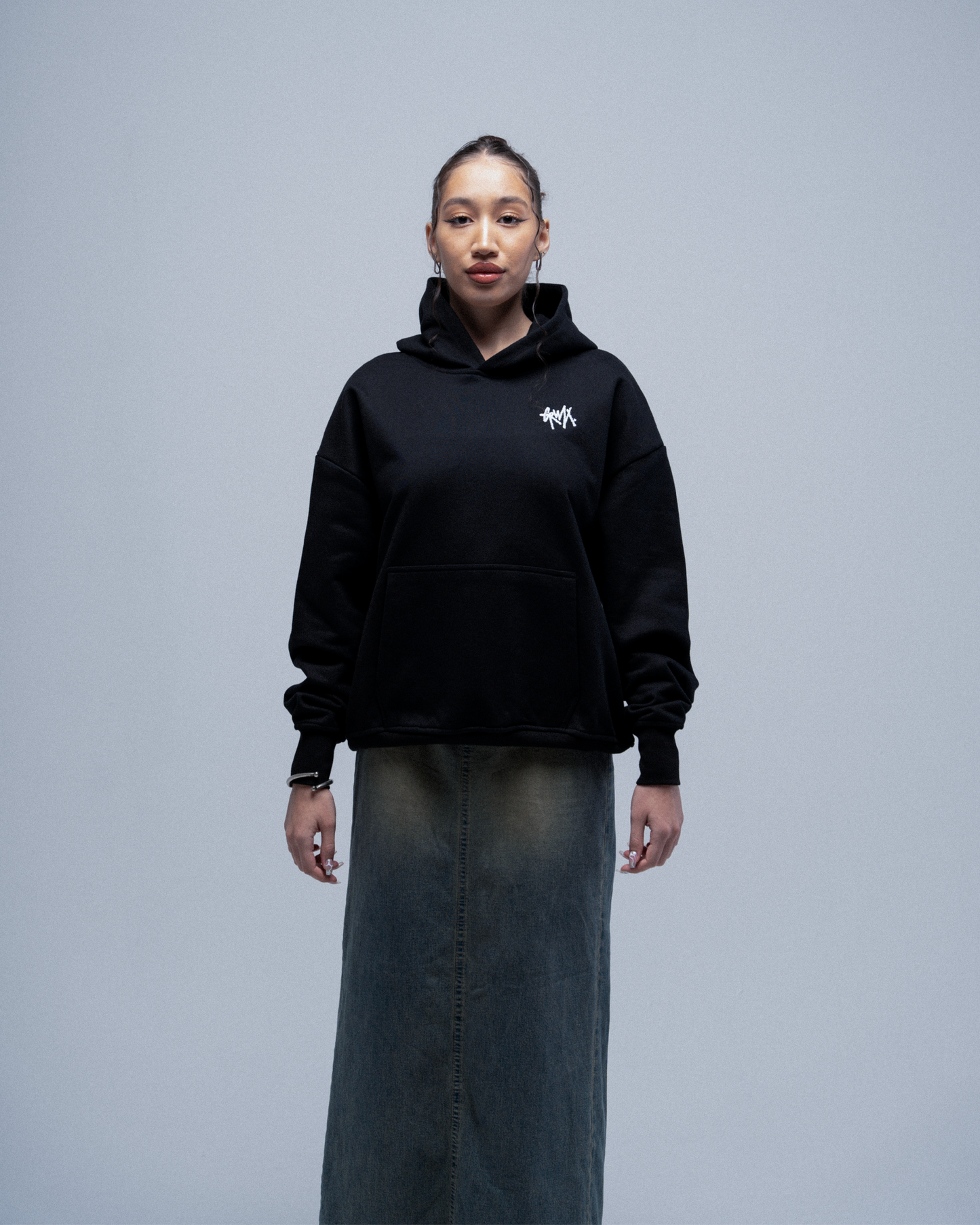 GRWLX LOGO HOODIE BLACK